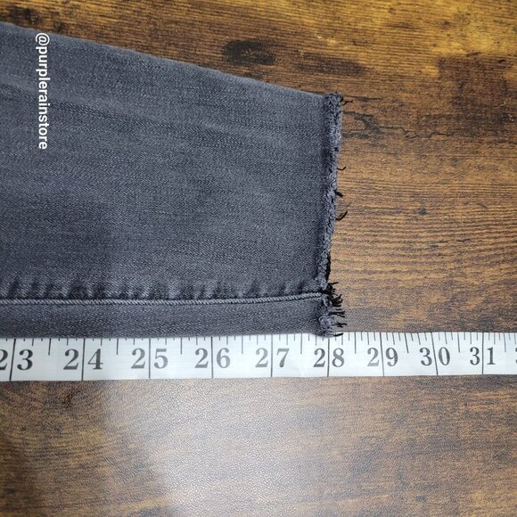 Madewell Jeans 28 Skinny 10" High Rise Charcoal Wash Tummy Control Slimming - Picture 11 of 13